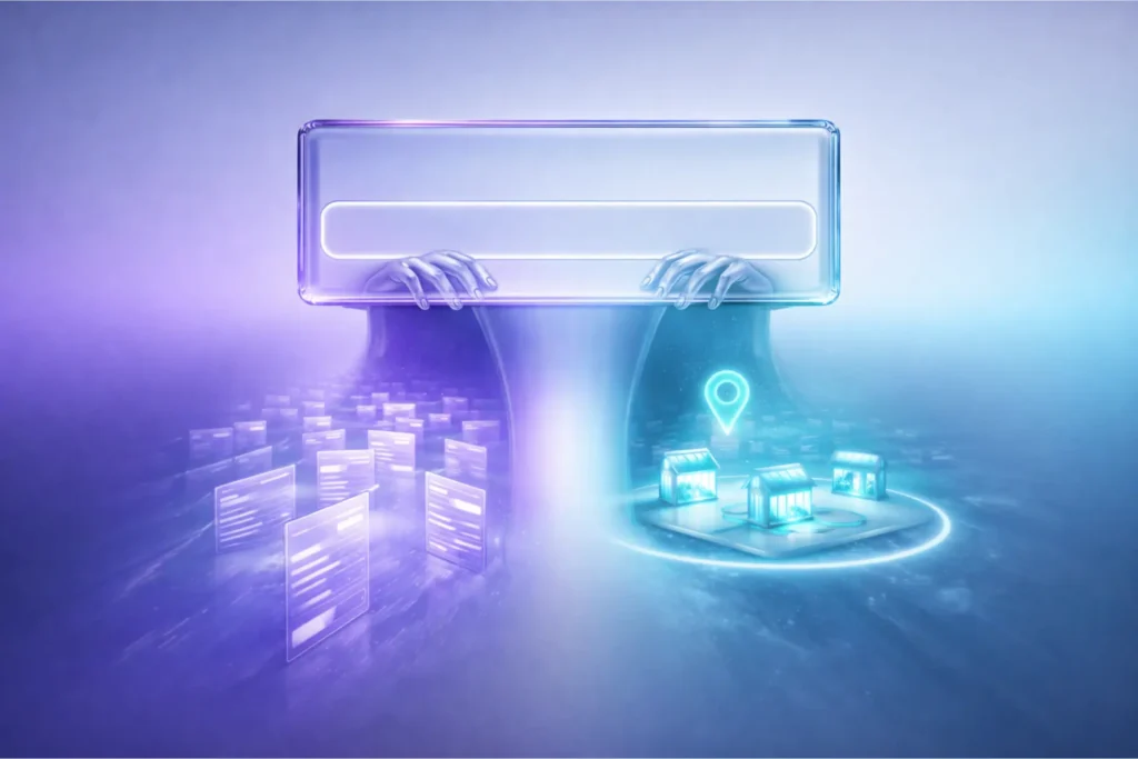 SEO vs Local Search - where organic visibility ends 1 seo vs local search 02