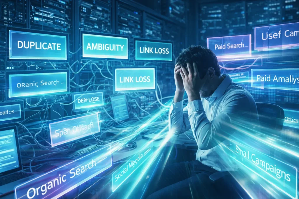 Channel duplication - why SEO and PPC pages compete with no one winning 6 channel duplication 05 6