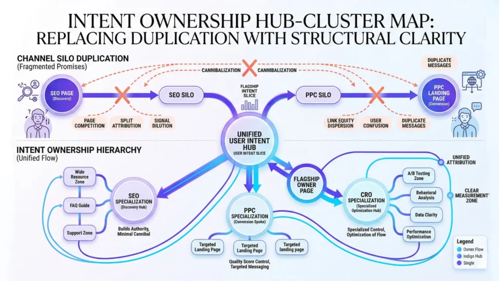 Channel duplication - why SEO and PPC pages compete with no one winning 2 channel duplication infographics 01 2