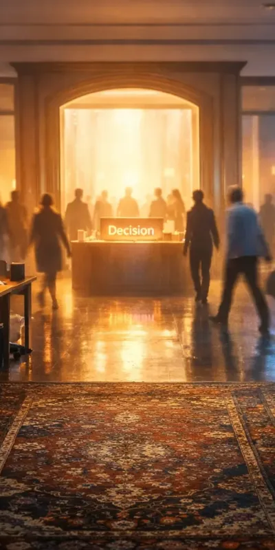 Exit paths as hidden decisions – the diagnostic of intent leakage