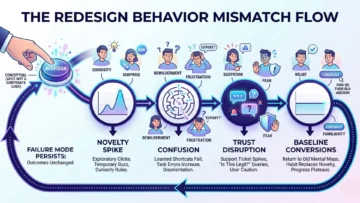 Redesign vs Behavior: When Visual Change Doesn’t Change Outcomes 2 redesign vs behavior infographics 01 2