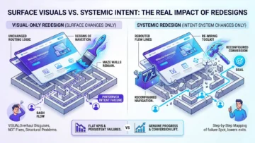 Same System, New Design - Why Redesigns Preserve Intent-System Failures 2 same system new design infographics 01 2