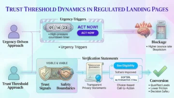 Trust thresholds on pages: why restraint converts better in regulated contexts 3 trust thresholds on pages infographics 01 3