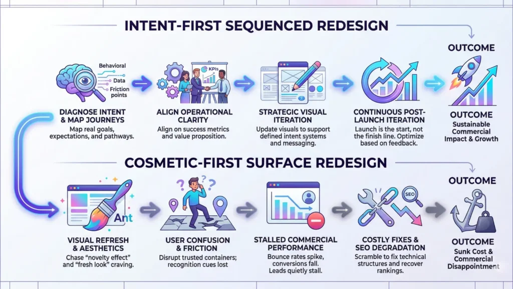 When Redesigns Help (And Why It's Rarer Than Expected) 3 when redesigns help infographics 01 3