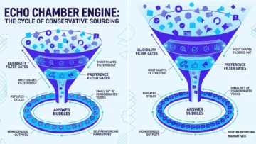 Conservative sourcing bias in AI search: why answers repeat the same voices 4 conservative sourcing infographics 01 4