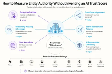 Entity Fragmentation: Why AI Trust Cannot Accumulate 11 entity authority for ai search infographics 03