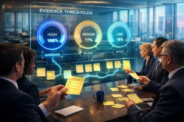Evidence thresholds for AI search: why advanced claims are excluded 3 evidence thresholds 03 3