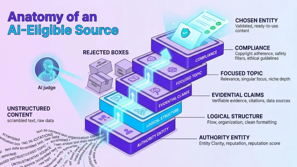 Selection vs Ranking - Why AI Selects Sources, Not Pages 6 selection vs ranking infographics 02 6