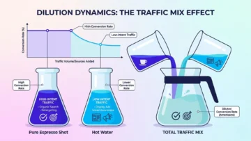 Why Conversion Falls Apart When You Scale Traffic 2 traffic mix effects infographic 01 2