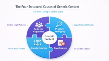 Why Your Content Feels Generic (diagnostic layer of structural sameness) 2 why content becomes generic infographic 01 2