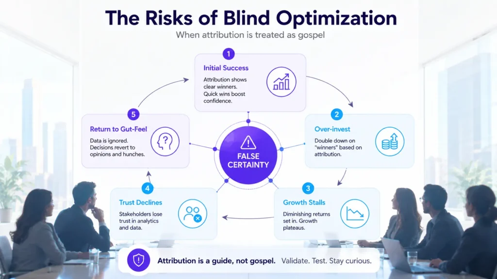 attribution assigns credit not causation infographic 02