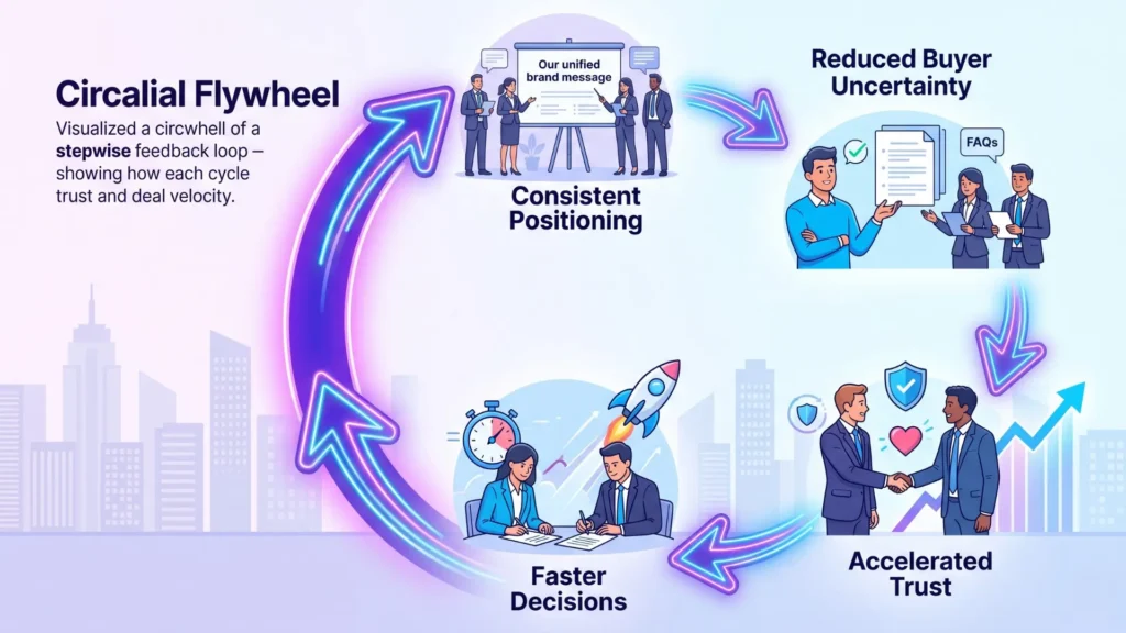 consistent positioning builds trust infographic 01