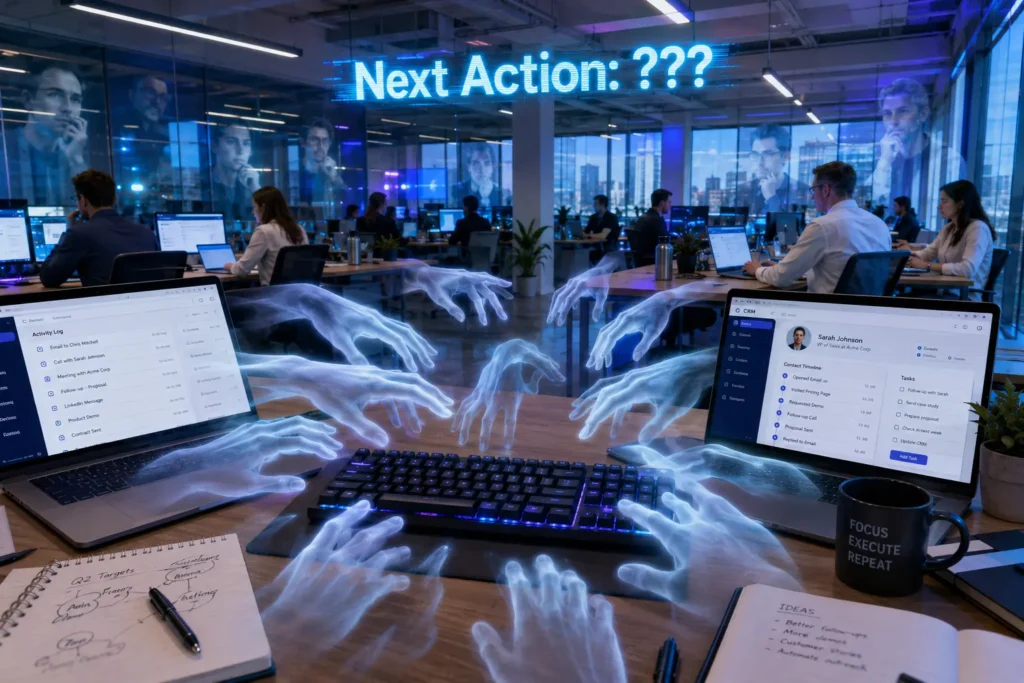 Why Your CRM Just Records Activity - It Doesn’t Own Outcomes 3 crm as system of record 03