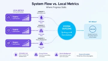 Why Improving One Metric Doesn’t Improve the Whole 2 local optimization vs system outcomes infographic 01