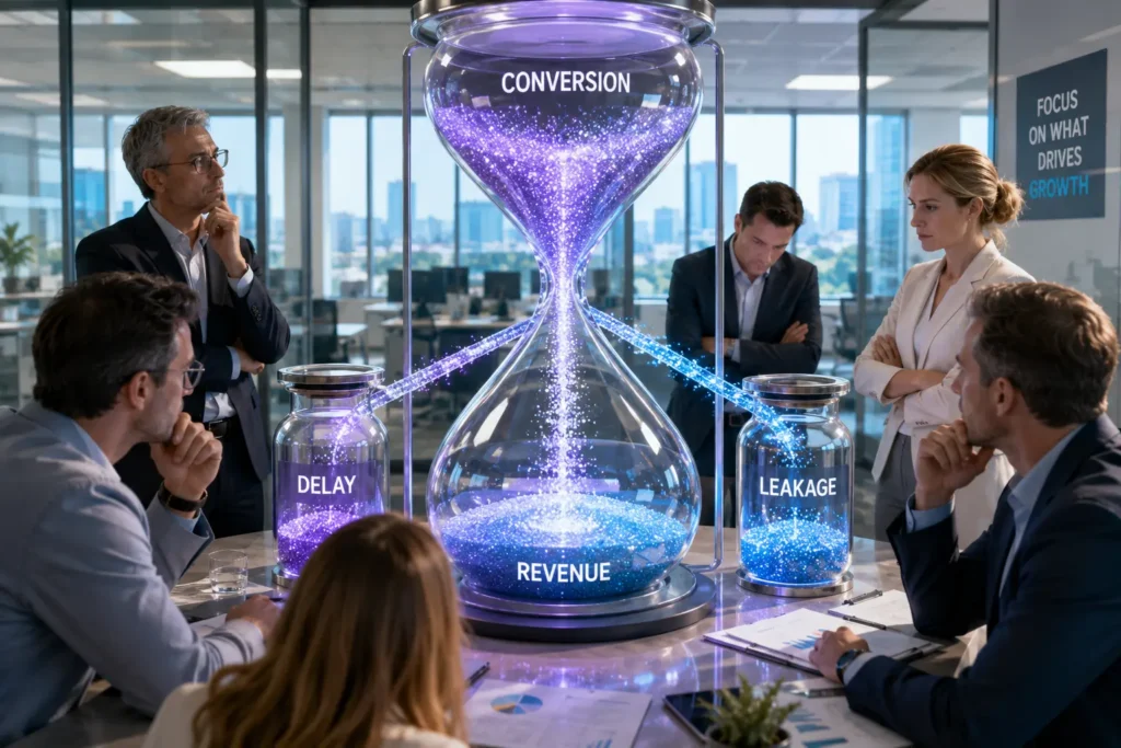 Why Revenue Appears Unchanged Despite Optimization Gains 3 revenue lag impact analysis 03