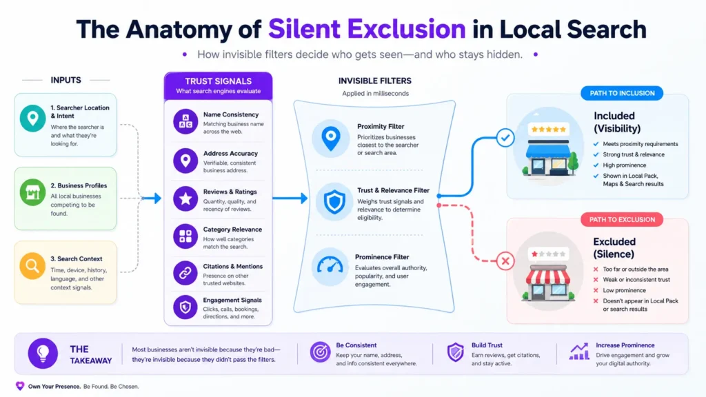 silent local visibility failure infographic 01