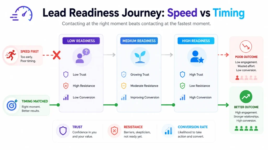 When Faster Hurts: Diagnosing Speed vs Readiness in Lead Response 3 speed vs readiness in lead conversion infographic 01