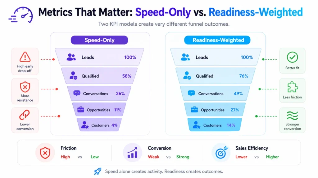 When Faster Hurts: Diagnosing Speed vs Readiness in Lead Response 5 speed vs readiness in lead conversion infographic 02