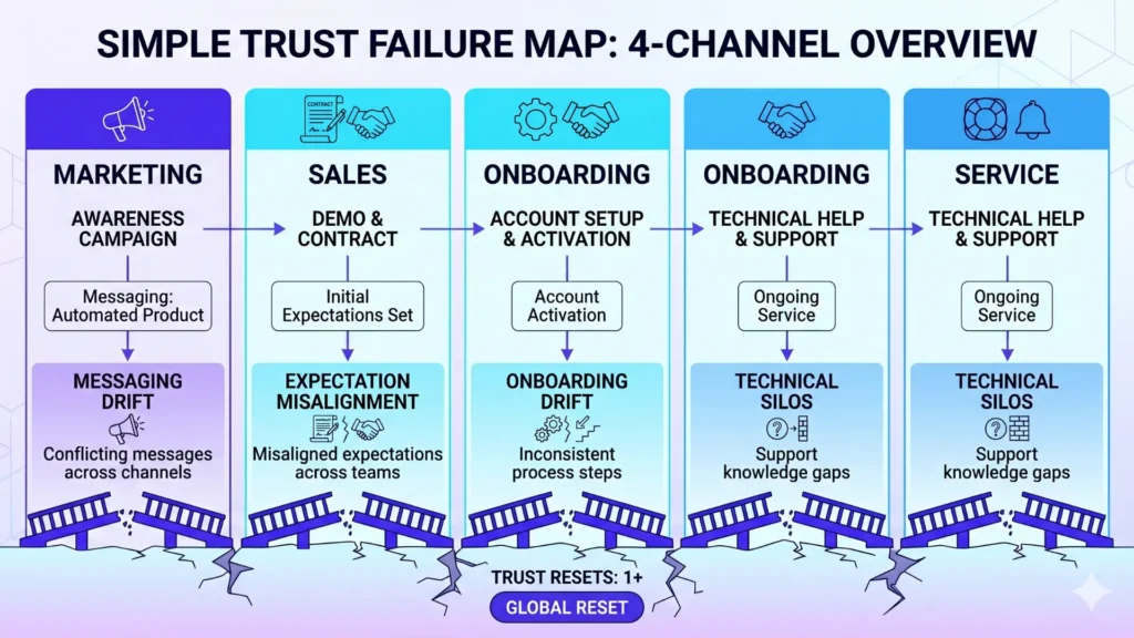 trust resets under inconsistent positioning infographic 02