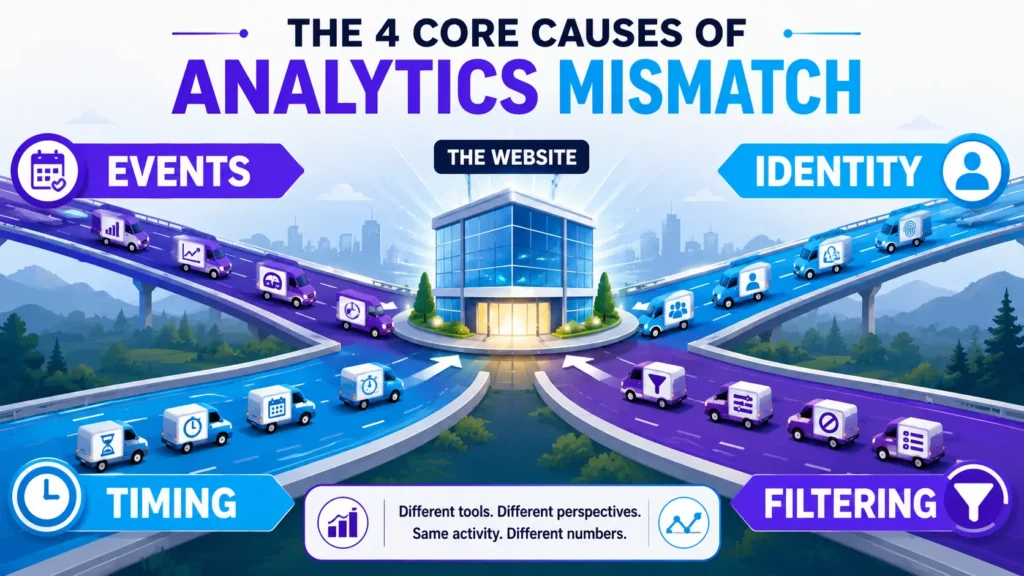Why Analytics Numbers Don’t Match and What Your Team Can Do Next 2 why analytics numbers dont match inforaphic 01