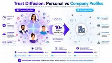 Why LinkedIn Works Uniquely for B2B Social Value 2 linkedin b2b social environment infographic 01