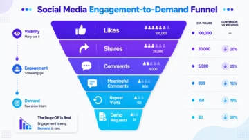 Why Social Media Engagement Often Fails to Create Demand 2 social media engagement versus demand infographic 01