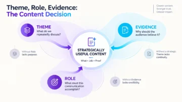 Social Media Operating System: Roles, Cadence, Evidence, and Feedback 5 social media strategy framework infographics 02