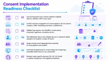 Beyond Banners: Architecting Marketing Privacy and Consent for Compliance and Trust 8 marketing privacy and consent infographics - Consent Implementation Readiness Checklist
